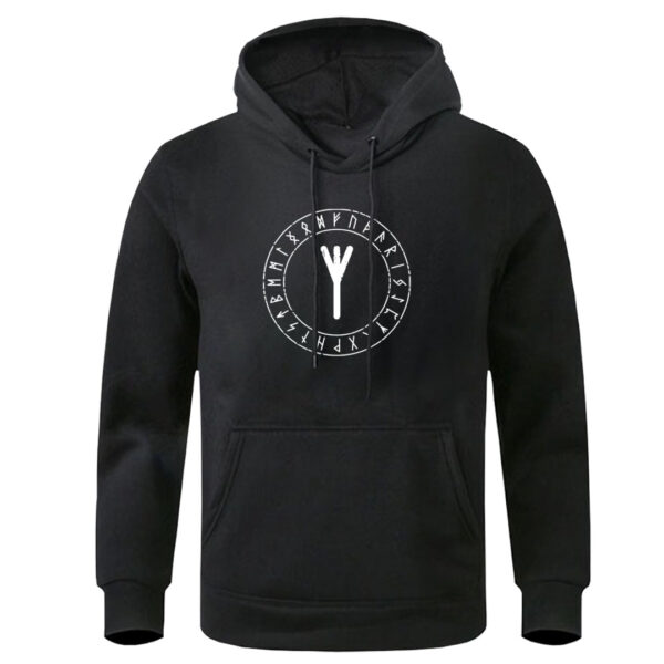 sudadera negra vikingos Aelghiz F