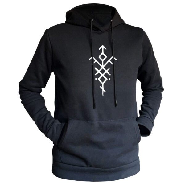 sudadera negra runas vikingas lat