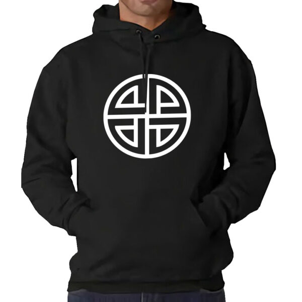 sudadera negra vikingos ESCUDO