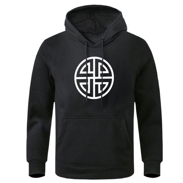 sudadera negra vikingos ESCUDO F