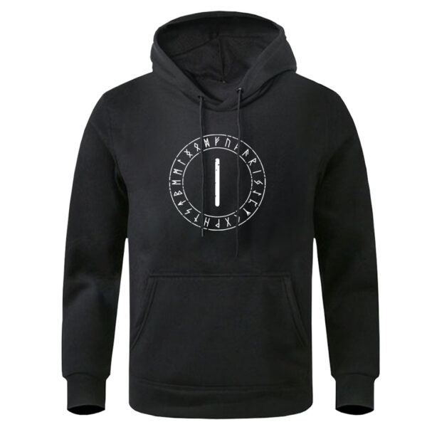 sudadera negra vikingos ICE F