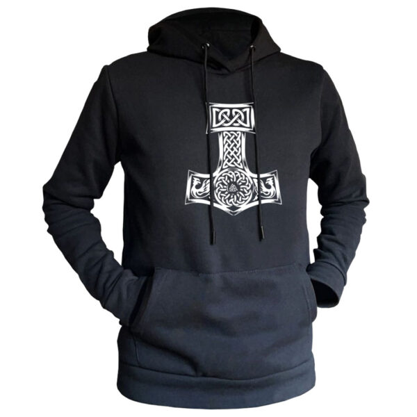 sudadera negra vikingos THOR 4L