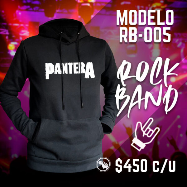 Sudadera hoodie para mujer y hombre bandas de rock