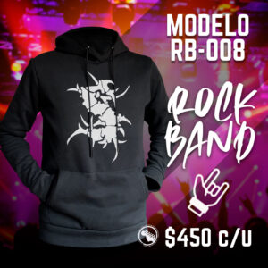 Sudadera hoodie para mujer y hombre bandas de rock