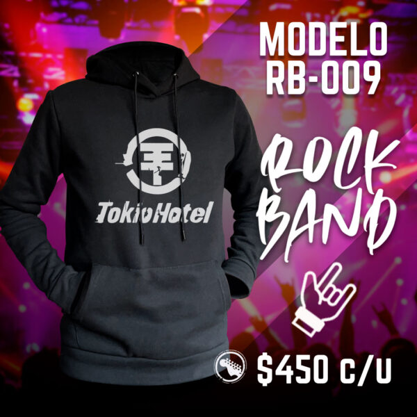 Sudadera hoodie para mujer y hombre bandas de rock