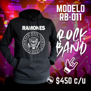 Sudadera hoodie para mujer y hombre bandas de rock