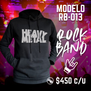 Sudadera hoodie para mujer y hombre bandas de rock