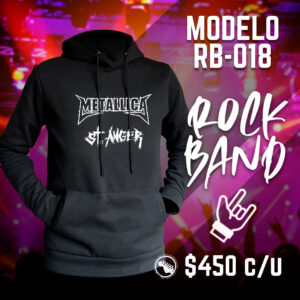 Sudadera hoodie para mujer y hombre bandas de rock