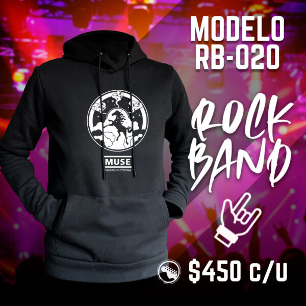 Sudadera hoodie para mujer y hombre bandas de rock