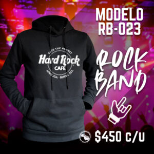 Sudadera hoodie para mujer y hombre bandas de rock