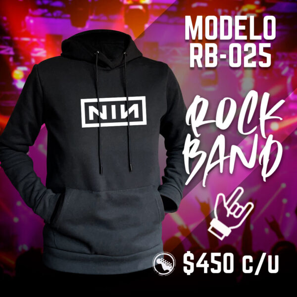 Sudadera hoodie para mujer y hombre bandas de rock