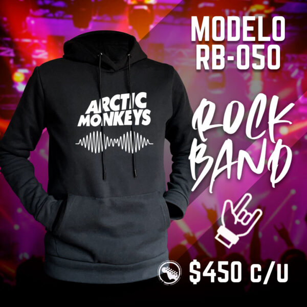 Sudadera hoodie para mujer y hombre bandas de rock