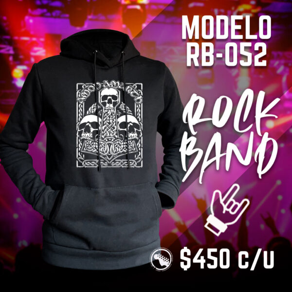 Sudadera hoodie para mujer y hombre bandas de rock