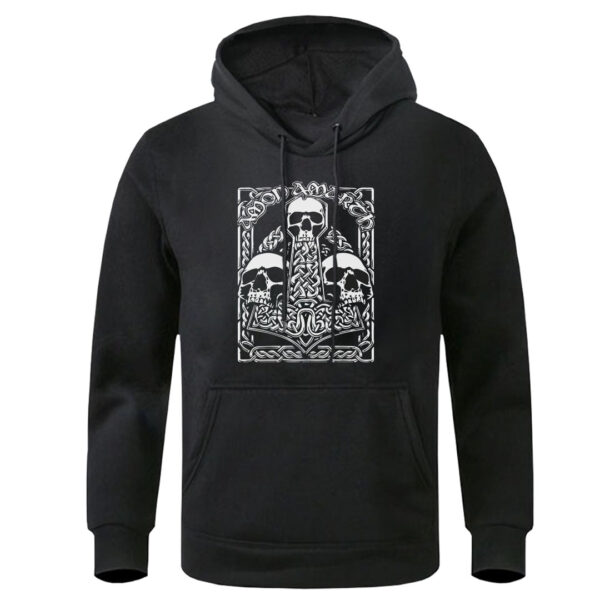 sudadera negra Amon Amarth 6 fte