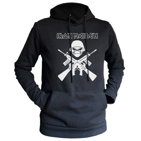 sudadera negra Iron Maiden lat