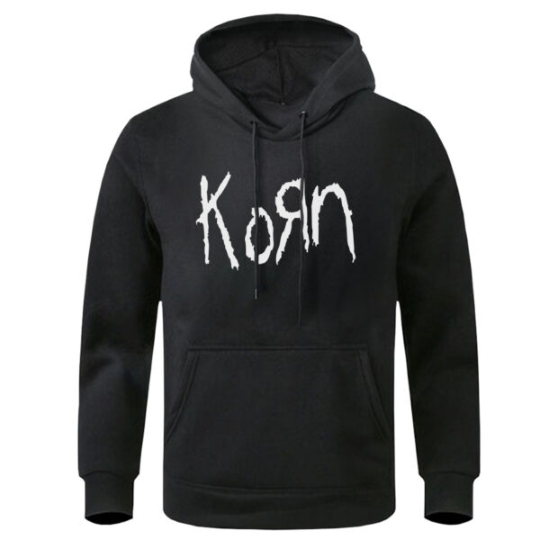 sudadera negra Korn fte