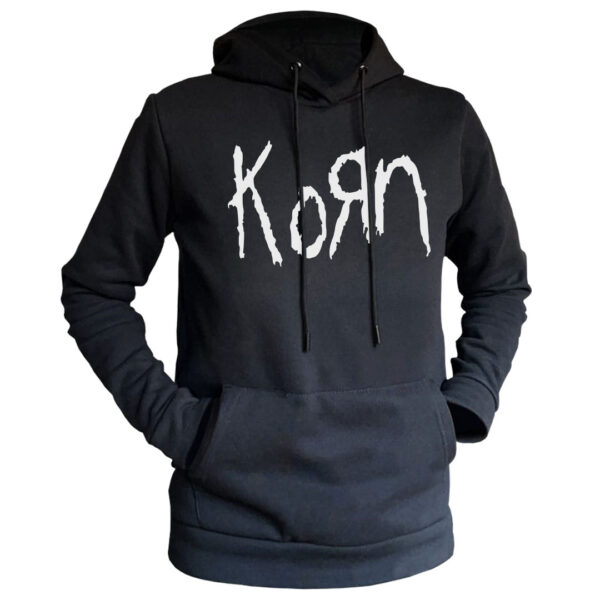 sudadera negra Korn lat