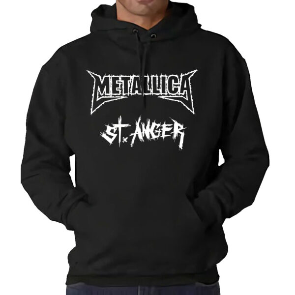 sudadera negra metallica