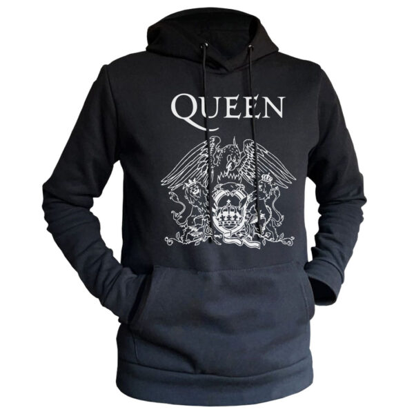 sudadera negra queen lat