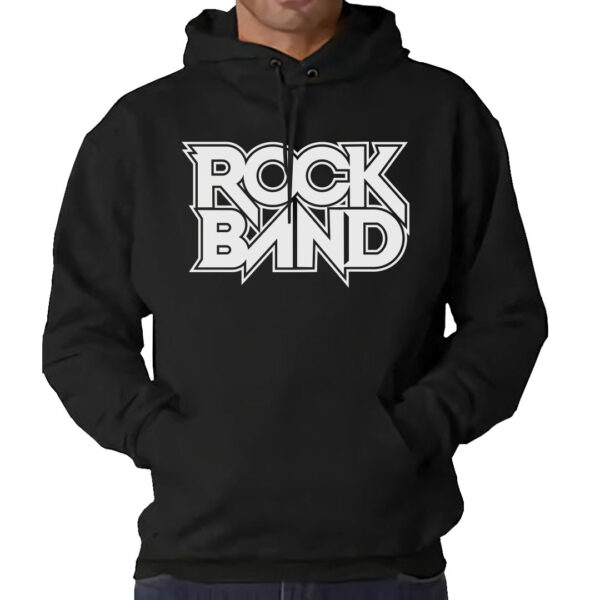 sudadera negra ROCK BAND