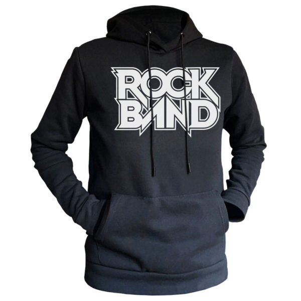 sudadera negra ROCK BAND LAT