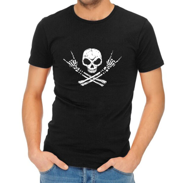 Playera negra Calavera