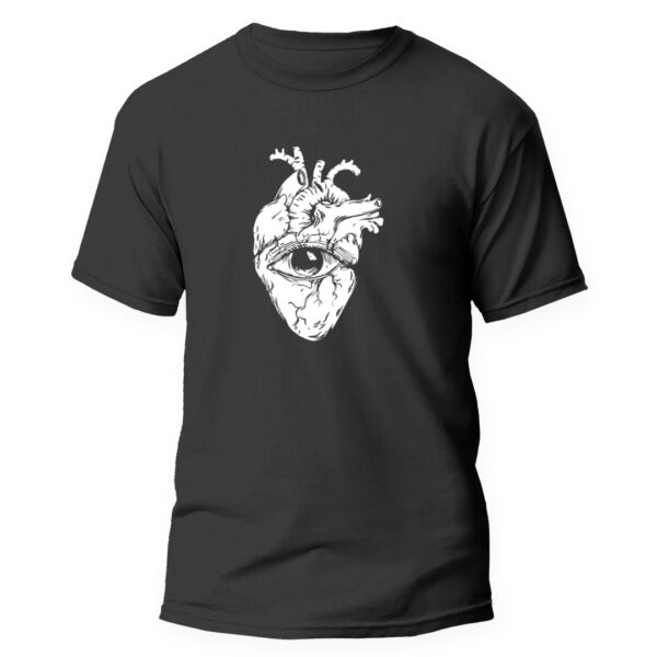 Playera negra Corazón F