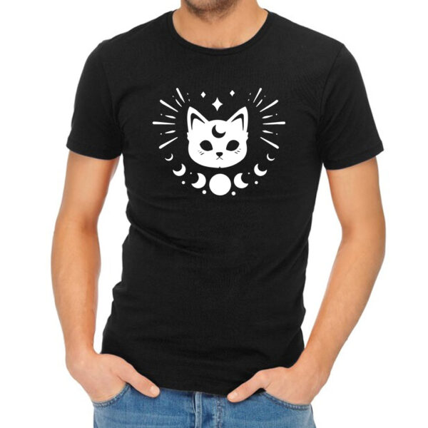 Playera negra Gato 16