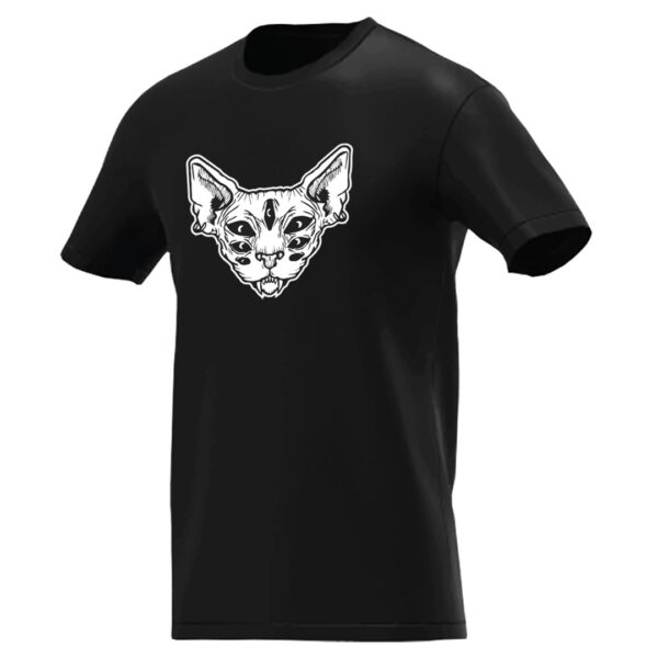 Playera negra Gato 8 L