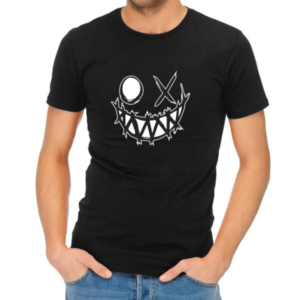 Playera negra Sonrisa