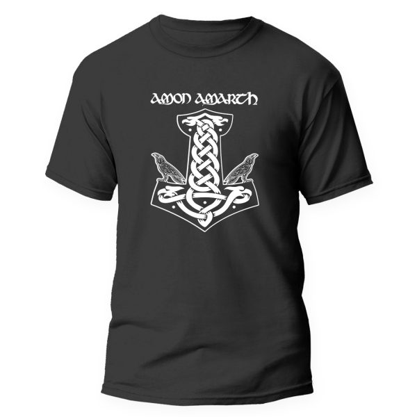 Playera negra Amon amarth 2 F