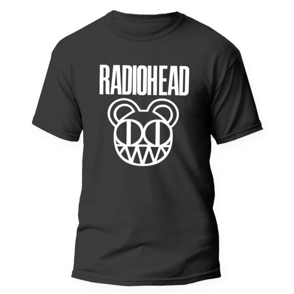 Playera negra para hombre y mujer Vikingos Valhir Radiohead F