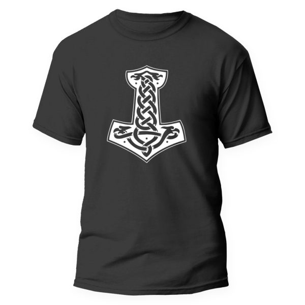 Playera negra Valhir Vikingos THOR 5 F