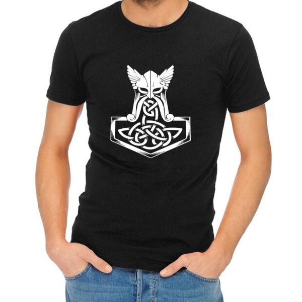 Playera negra Valhir Vikingos THOR 5