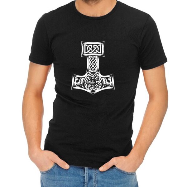 Playera negra Valhir Vikingos THOR 2