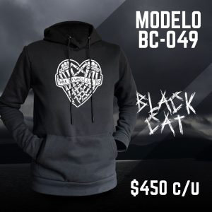 Sudadera negra Black cata hombre y mujer